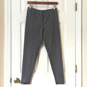 Speedo 90's Vintage Classic High Waisted Body Contouring Soft Leggings Gray XL